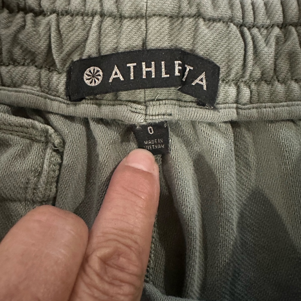 Athleta Sage Green Athletic Shorts - Picture 4 of 8
